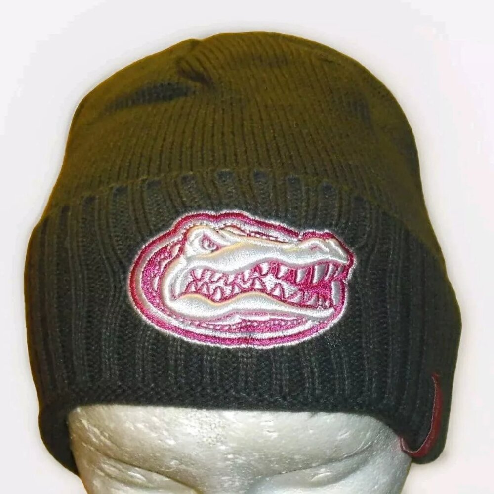 Florida Gators University Womens Girls Pink Logo Cuff Winter Hat Beanie cap New